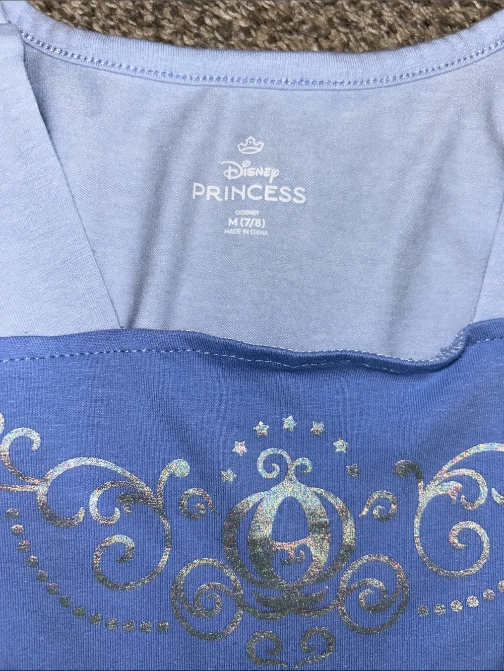 Disney Princess Blue Tulle Kids Costume Dress